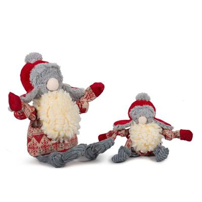 GNOME PÈRE NOEL AVEC BONNET DE TRAPPEUR