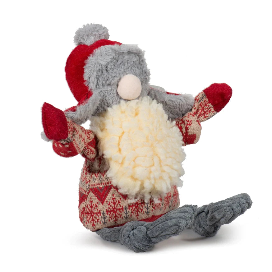 GNOME PÈRE NOEL AVEC BONNET DE TRAPPEUR